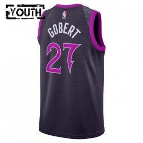 Dres Minnesota Timberwolves Rudy Gobert Nike 2025-26 City Edition Crno Swingman - Dječji